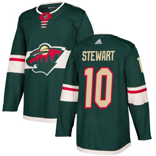 Adidas Wild #10 Chris Stewart Green Home Authentic Stitched Youth NHL Jersey